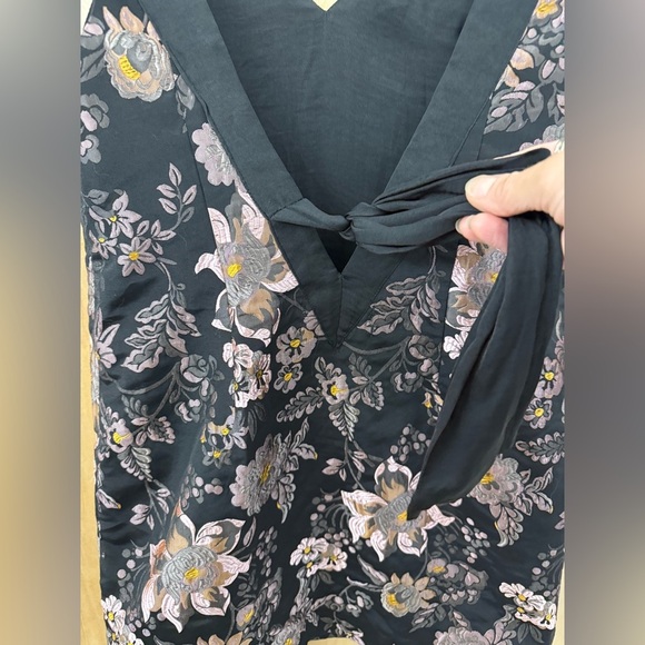 Urban Outfitters “Jacquie” Jacquard Sheath Mini Dress V-Neck Sleeveless - Picture 11 of 16